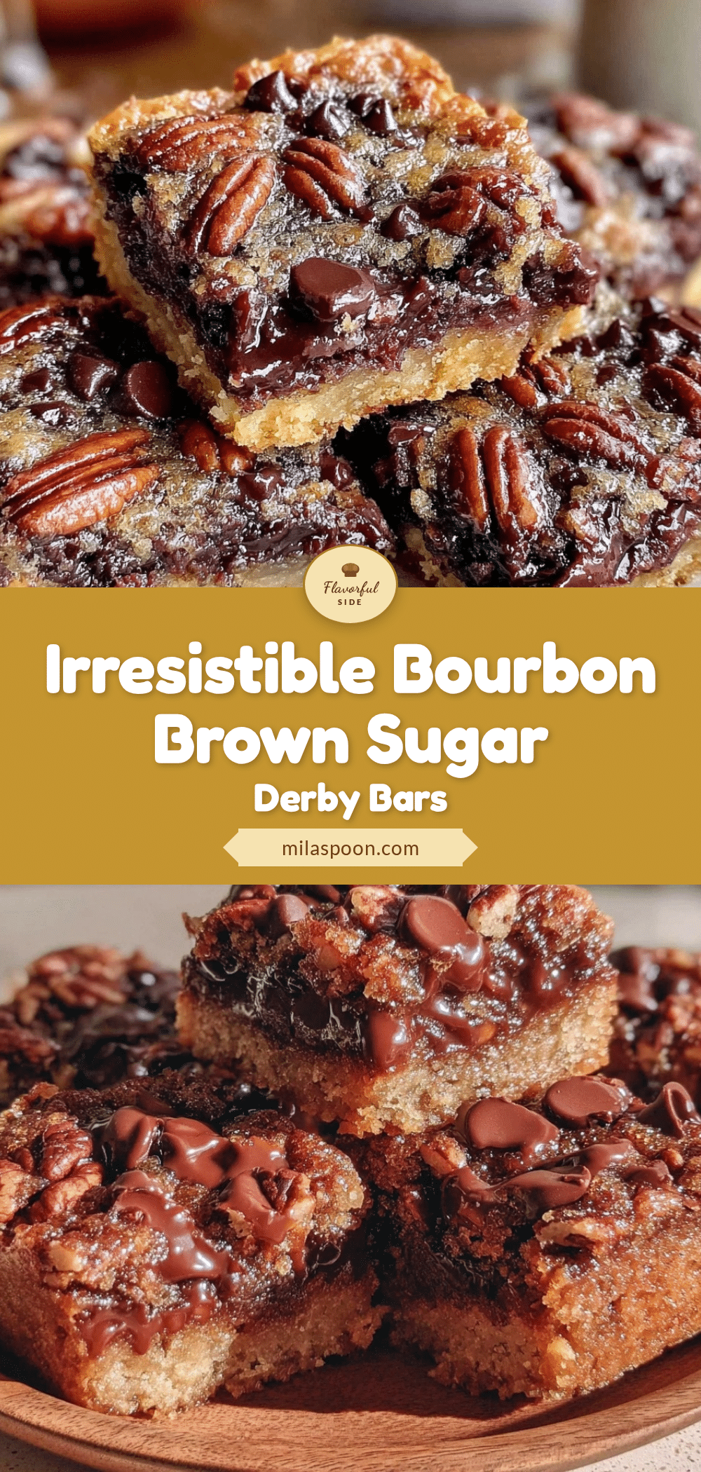 bourbon brown sugar derby pie bars recipe