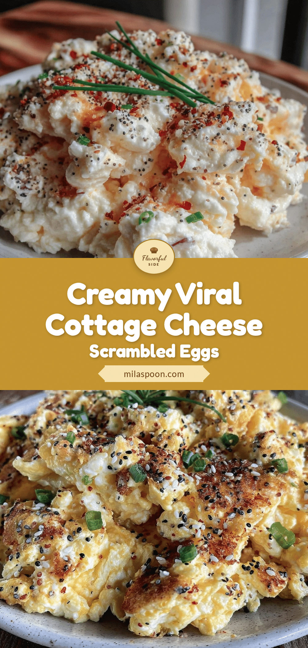 cottage cheese scrambled eggs recipe