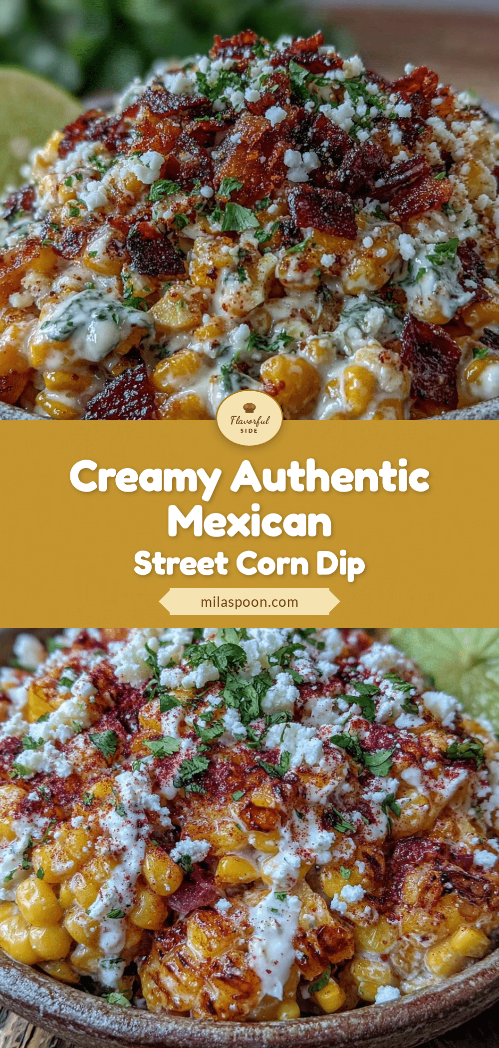 creamy mexican street corn dip recipe