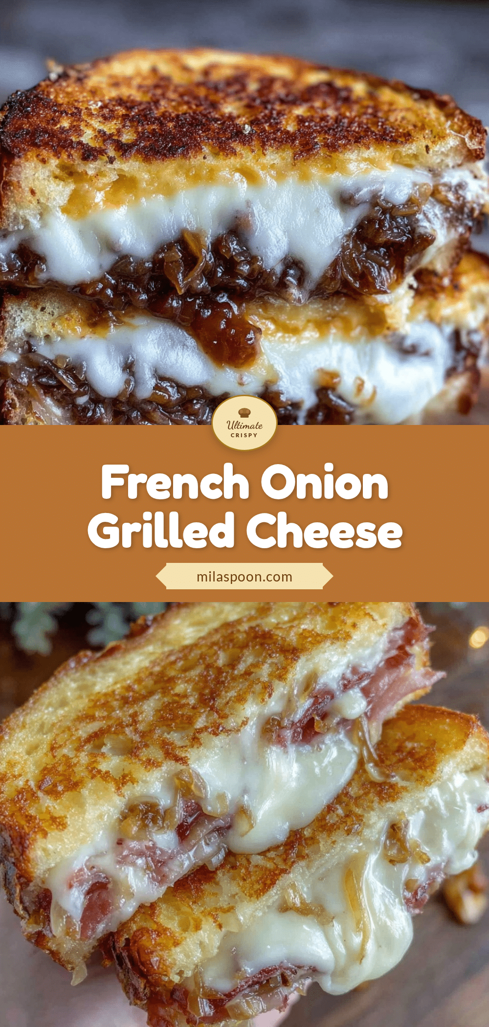 crispy viral french onion grilled cheese sandwich recipe