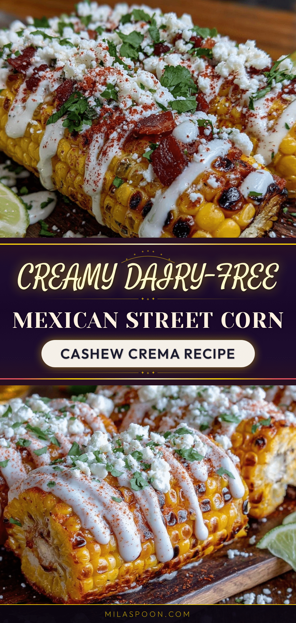dairy-free Mexican street corn recipe