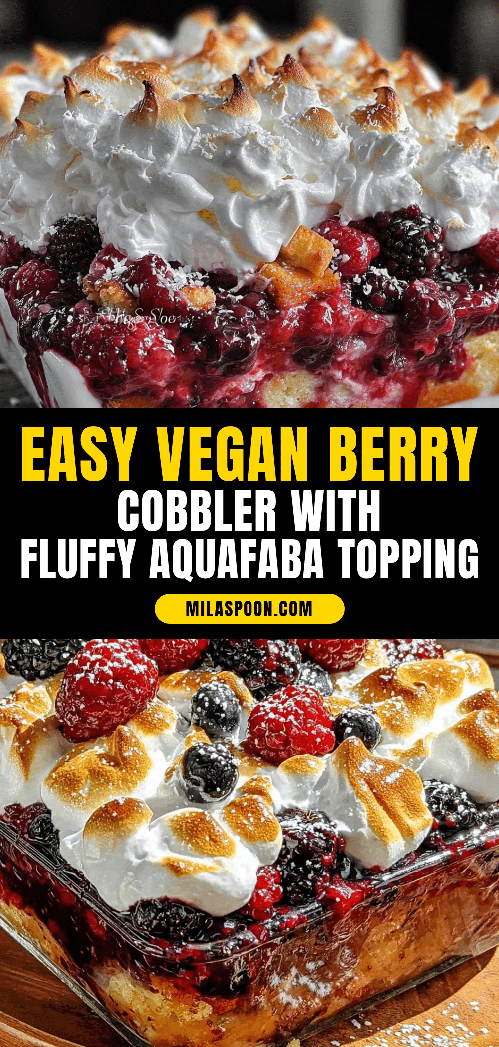 easy vegan berry cobbler recipe