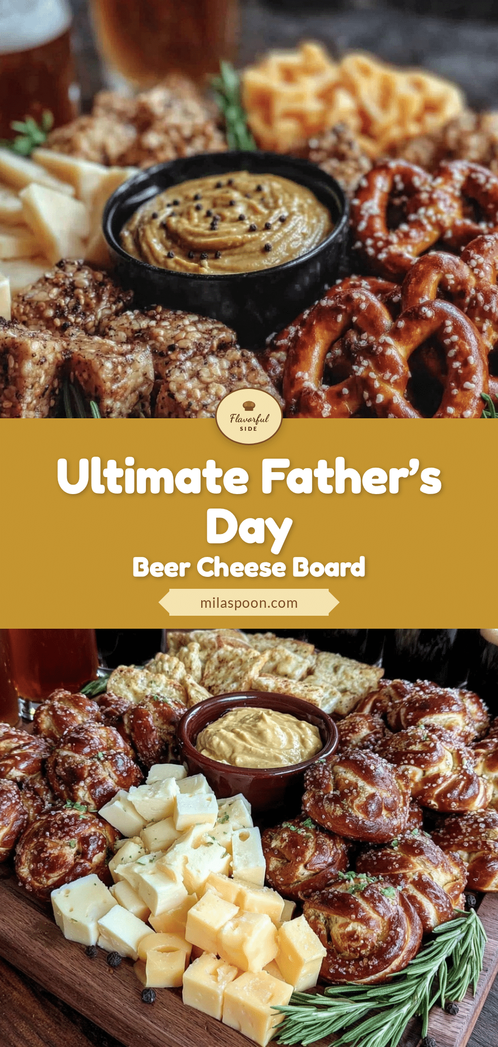 fathers day beer and cheese pairing board recipe