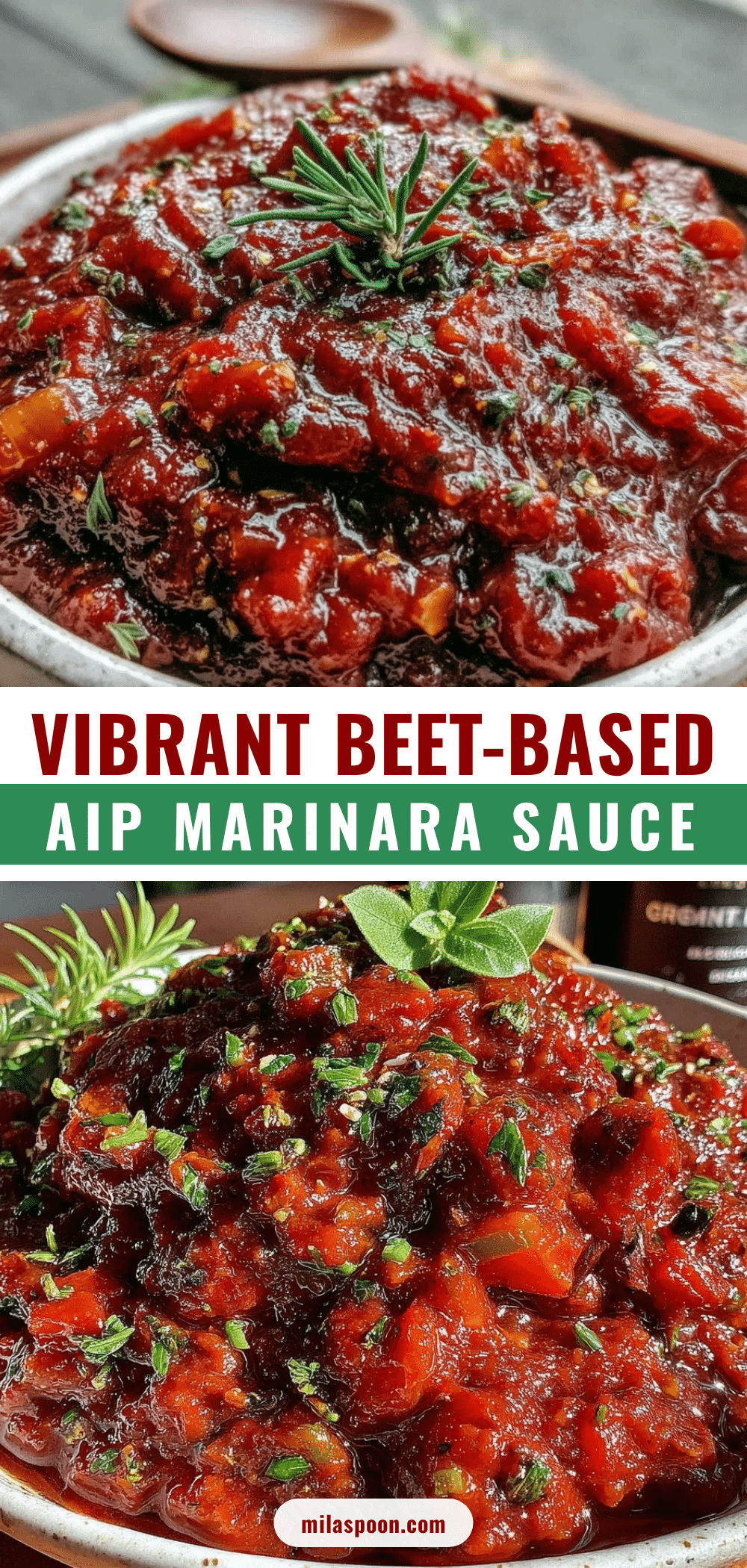 Fresh AIP-Compliant Tomato-Free Beet Marinara Sauce recipe