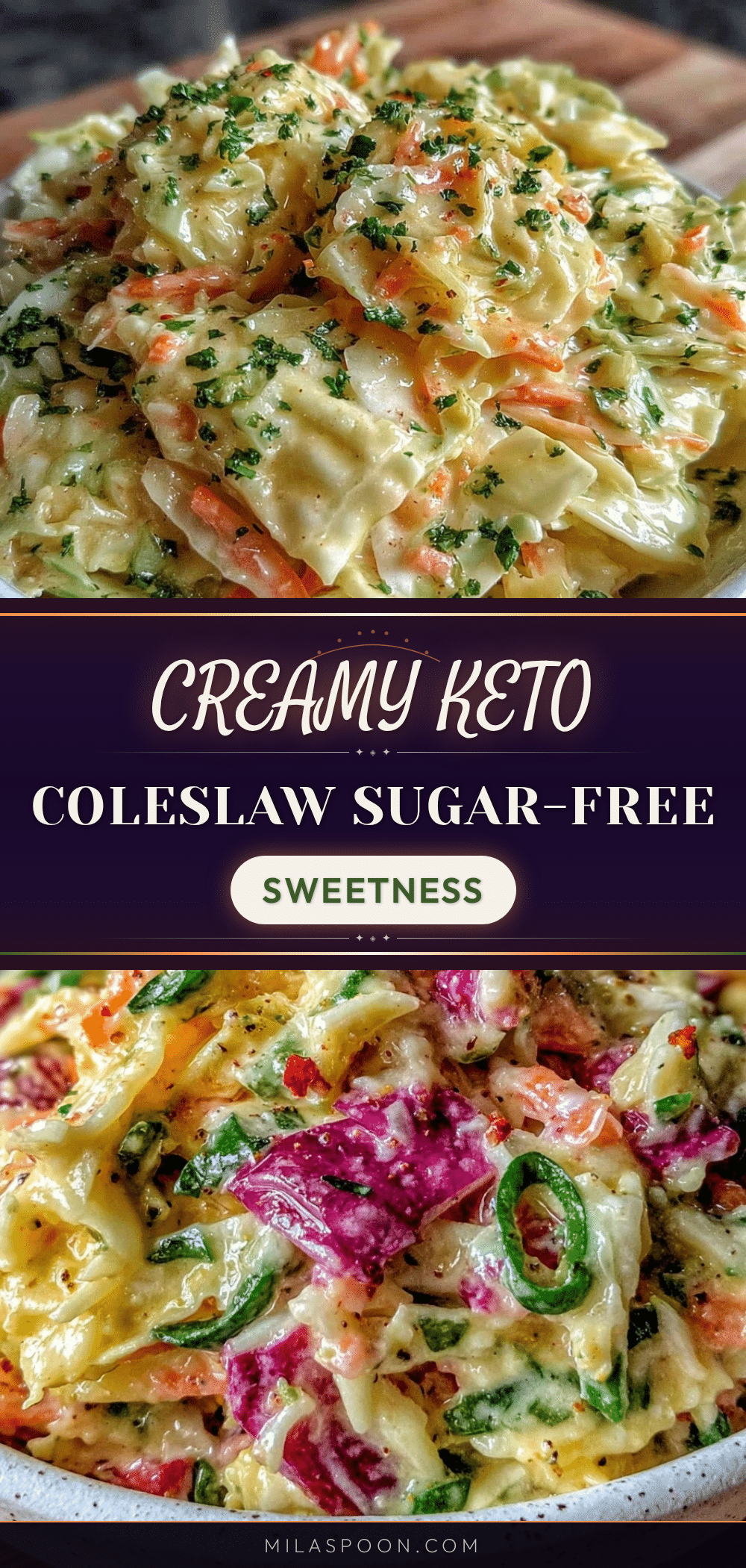 fresh keto coleslaw recipe
