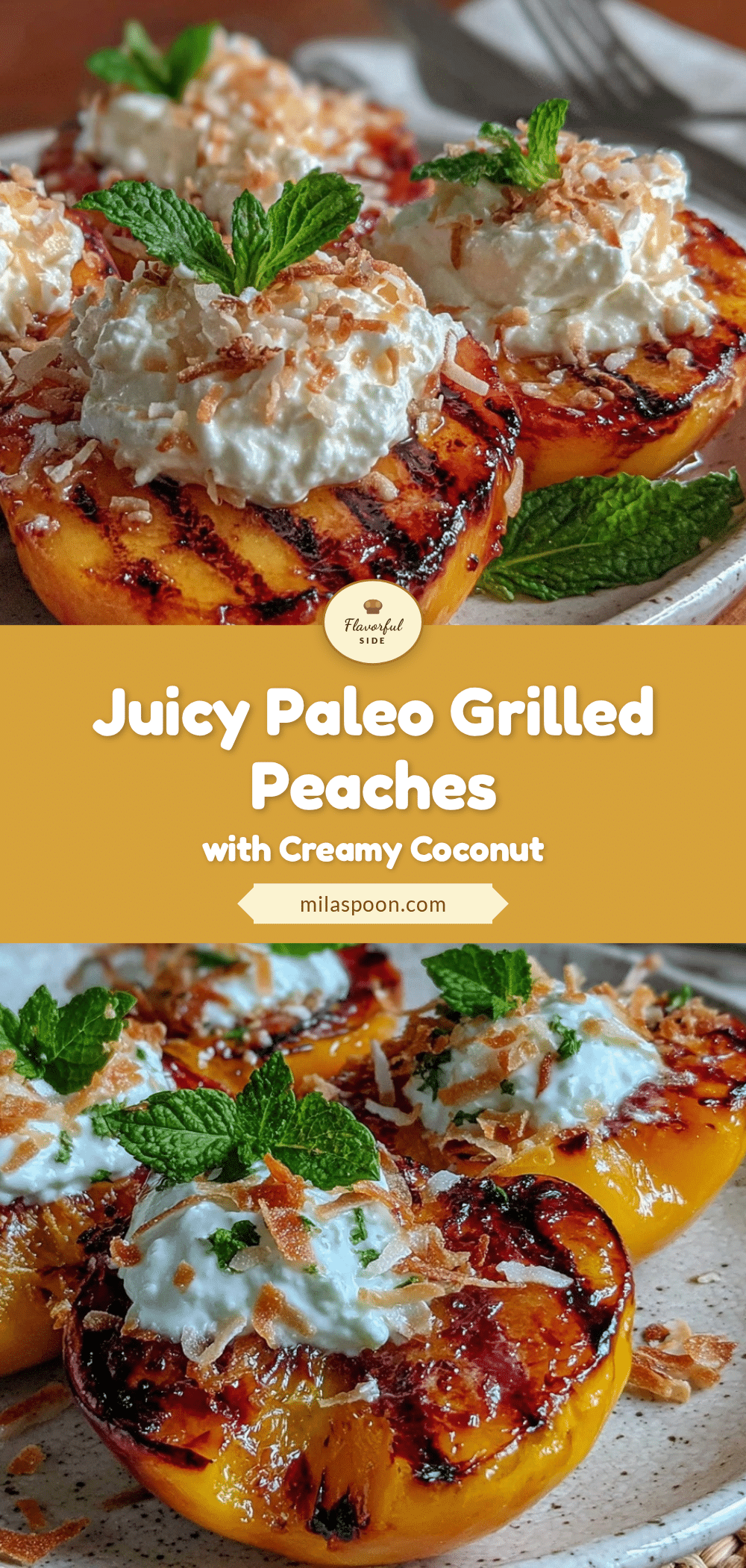 Fresh Paleo Grilled Peaches recipe