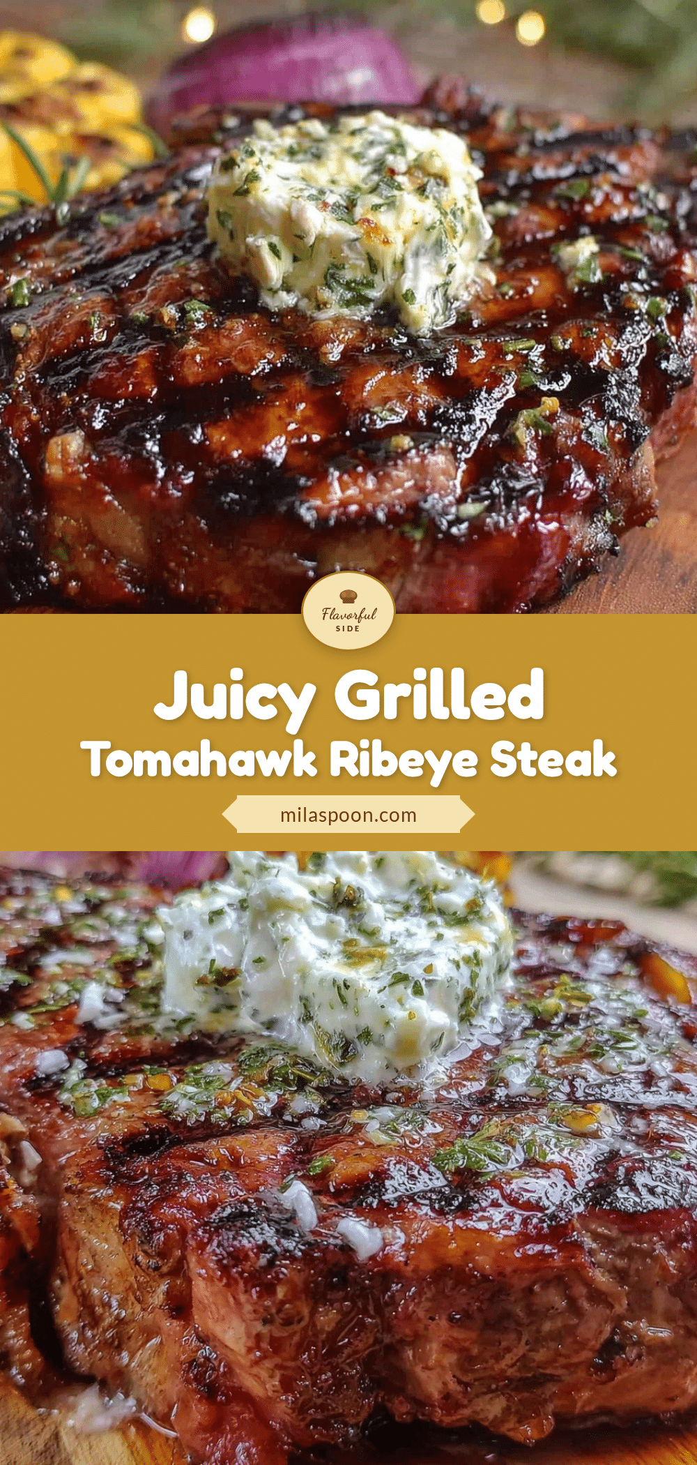 grilled tomahawk ribeye steak recipe