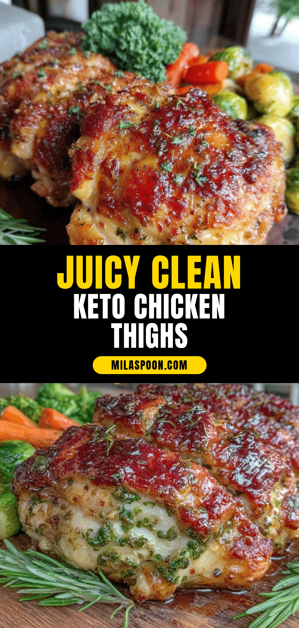 healthy clean keto chicken thighs recipe