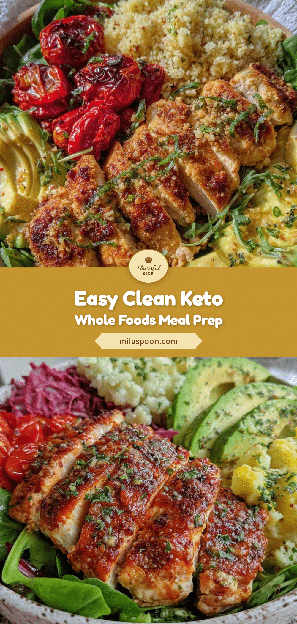 healthy clean keto meal prep recipe