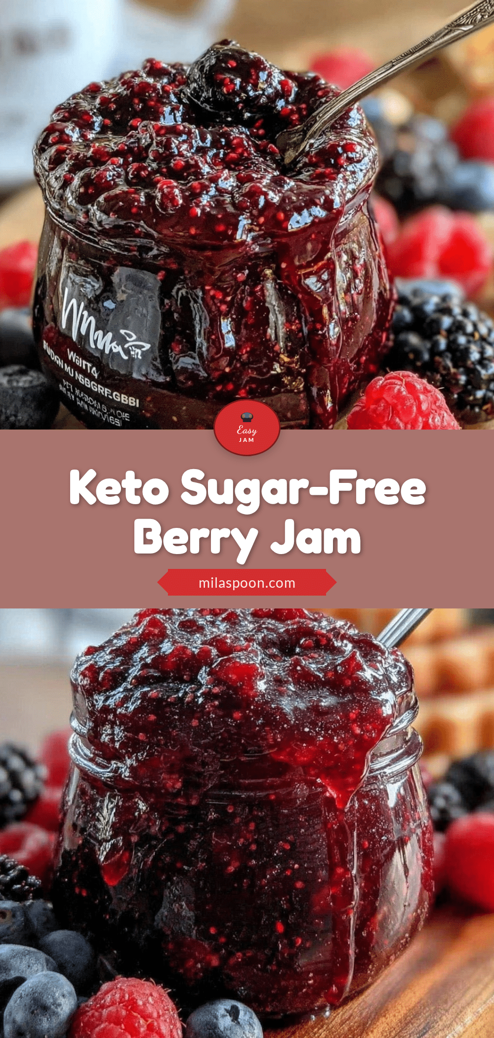 keto sugar-free berry jam recipe