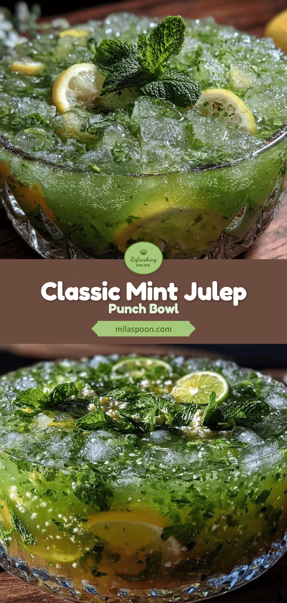 mint julep punch bowl recipe