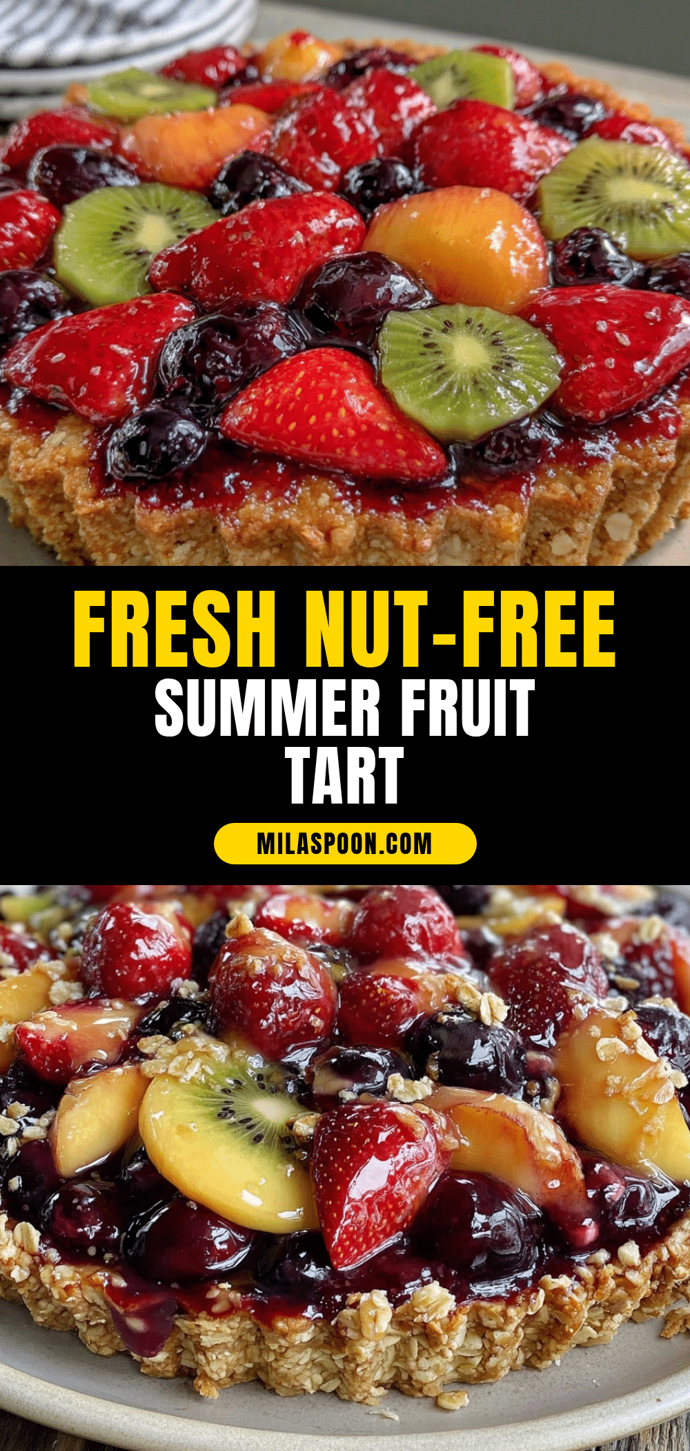 nut-free summer fruit tart recipe