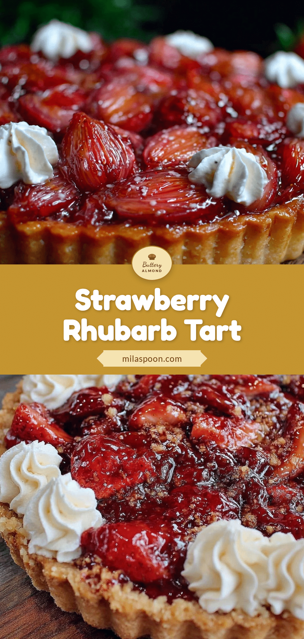 strawberry rhubarb curd tart recipe
