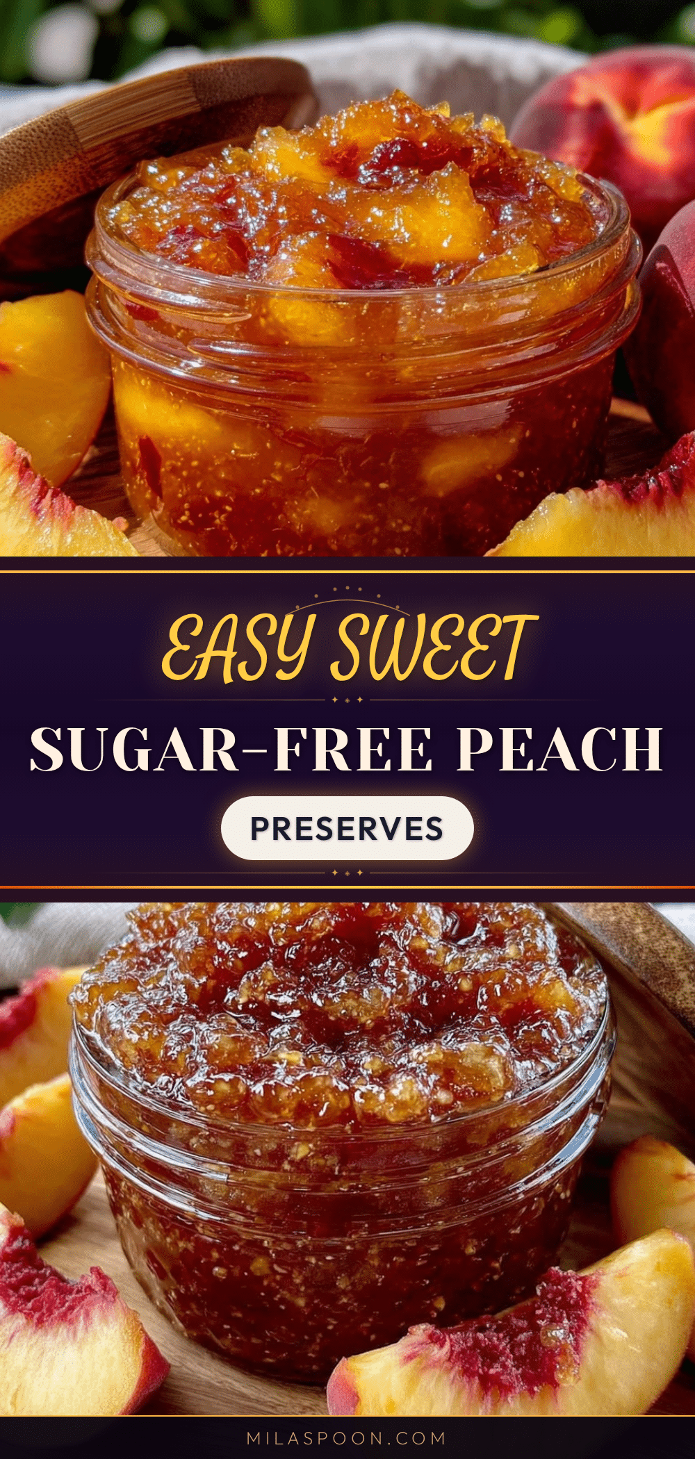 sugar-free peach preserves recipe
