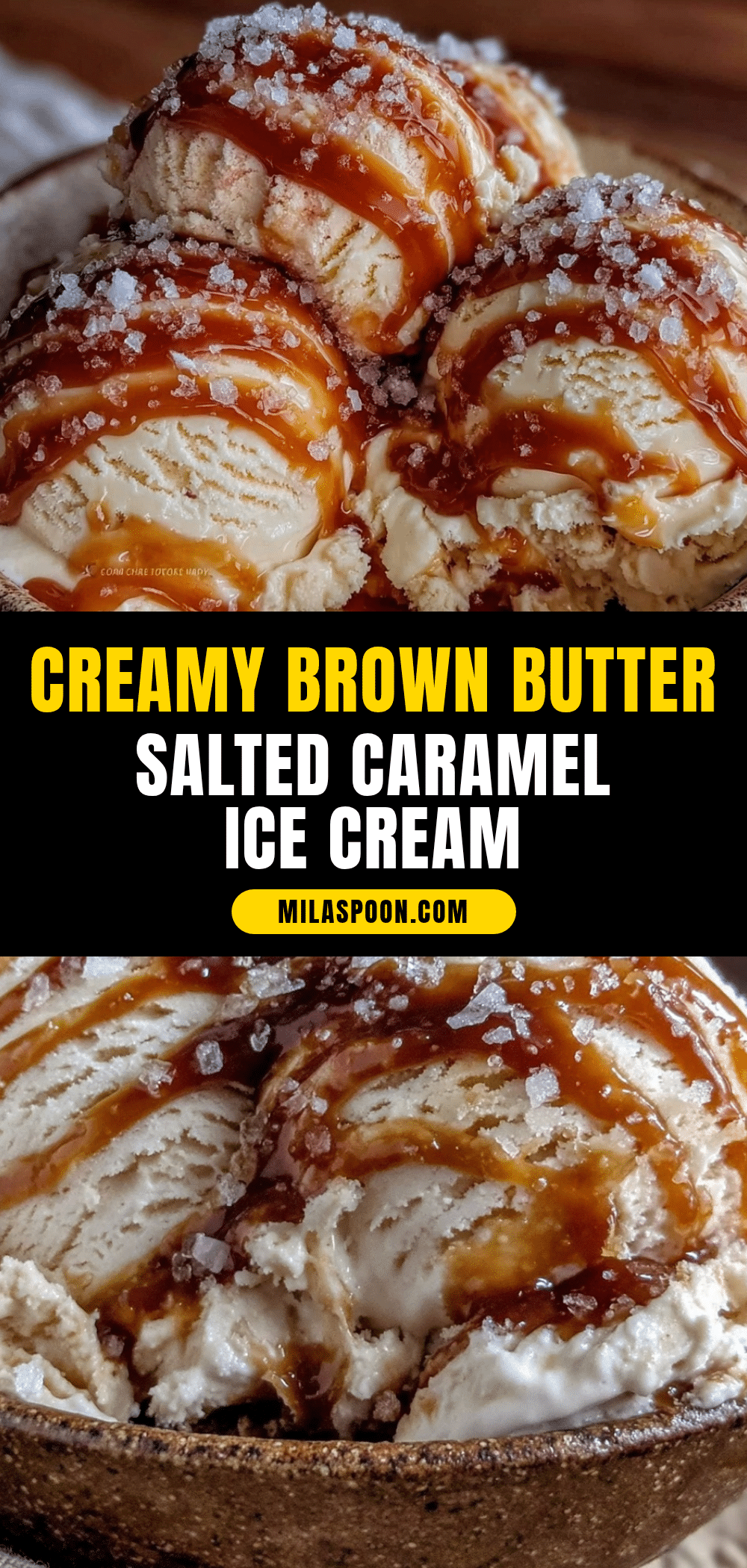 brown butter salted caramel ice cream recipe