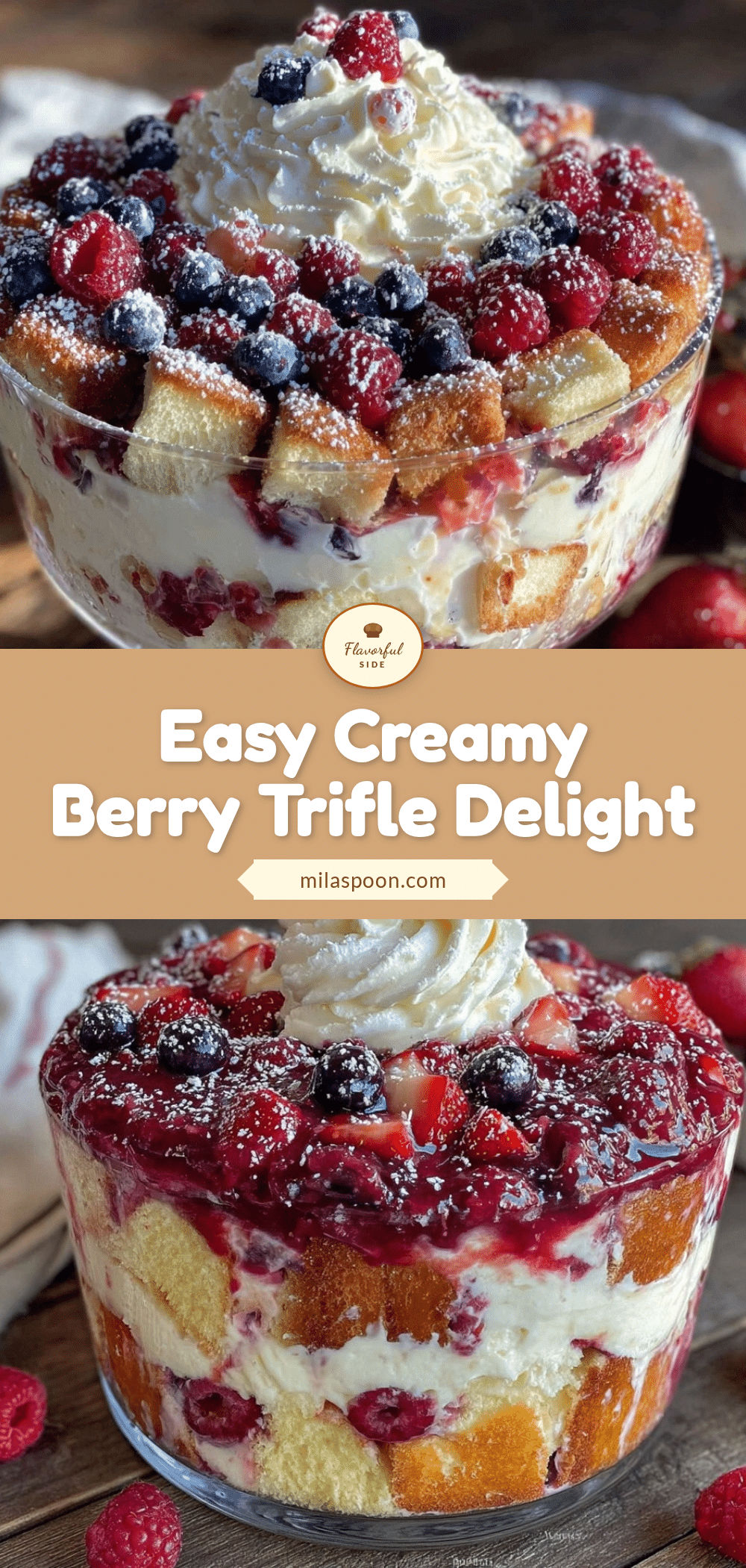 creamy berry trifle recipe