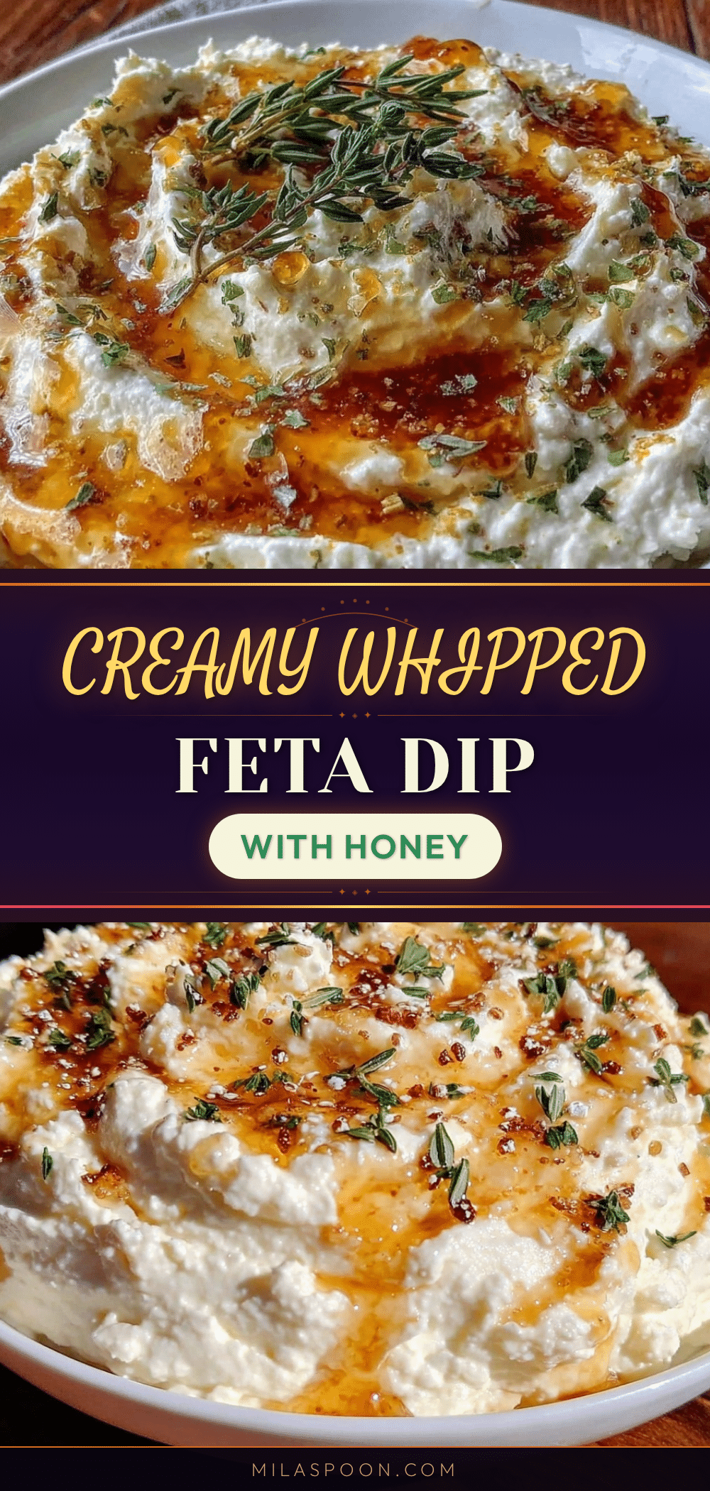 creamy whipped feta dip recipe