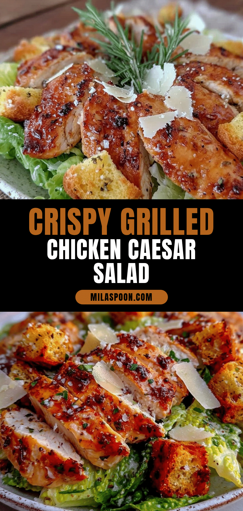 crispy grilled chicken caesar salad recipe