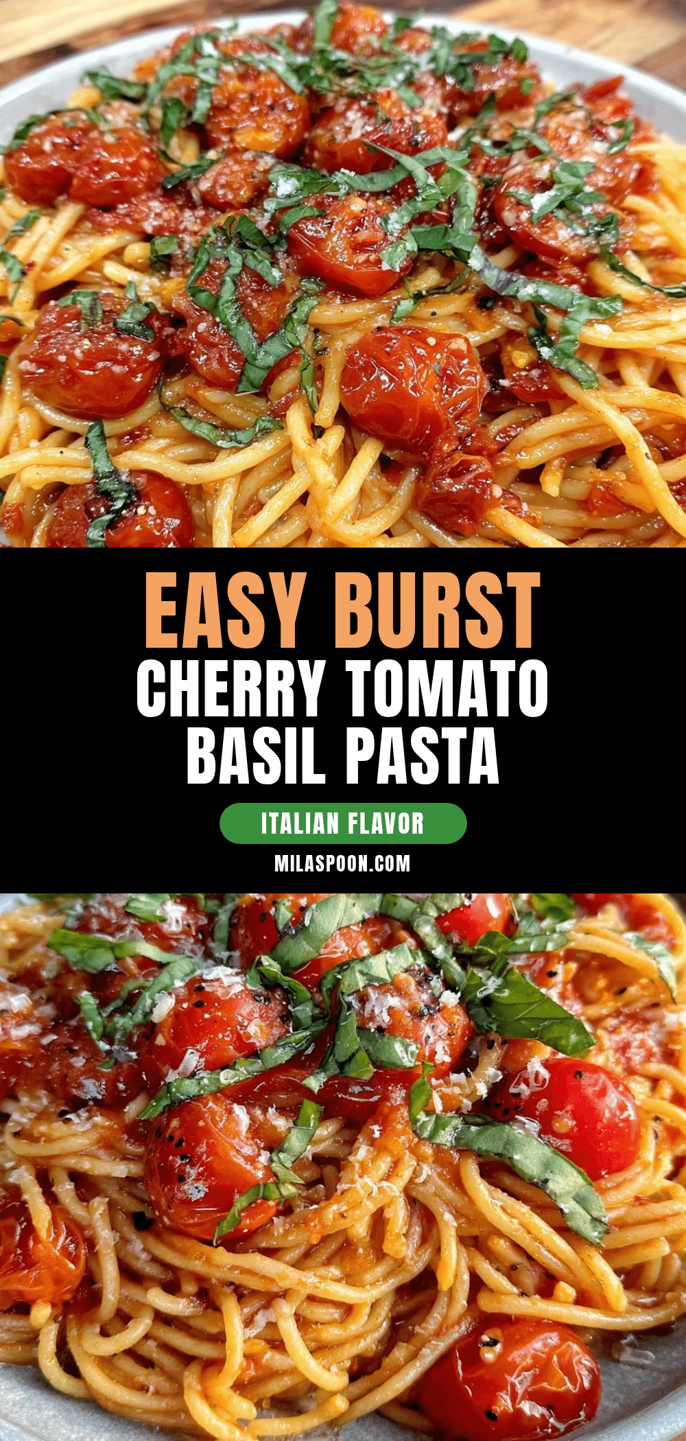 easy burst cherry tomato pasta recipe