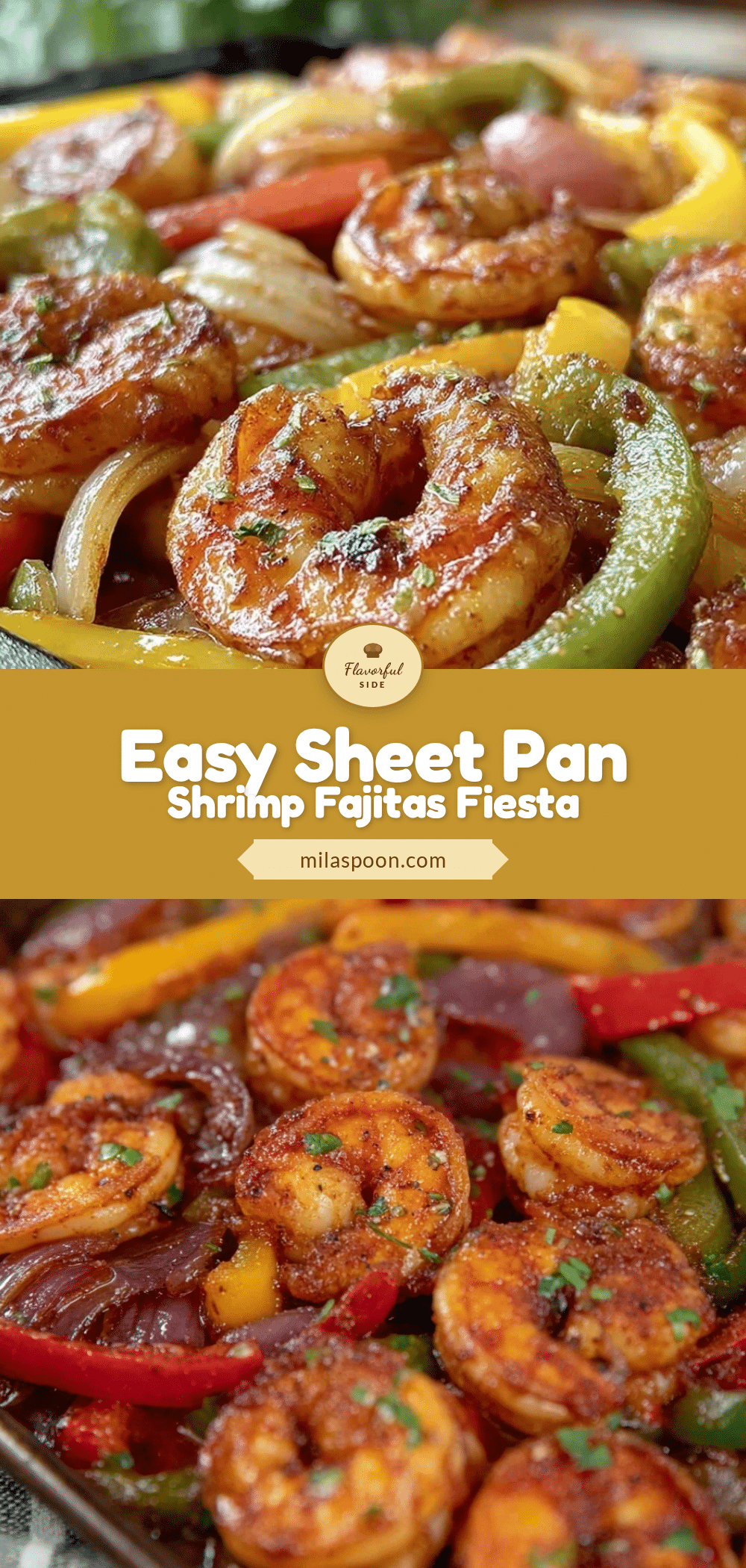 easy sheet pan shrimp fajitas recipe