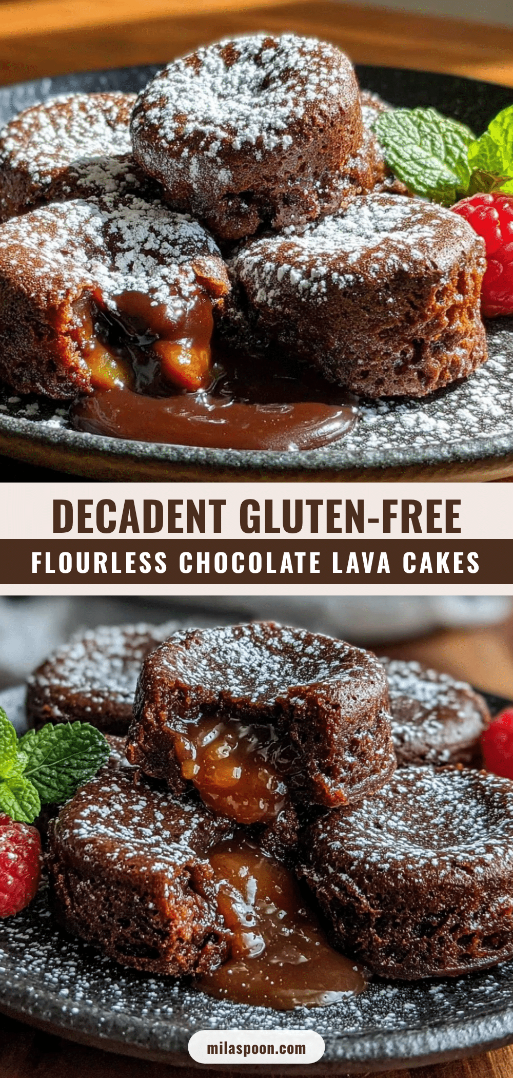 flourless chocolate lava cakes recipe