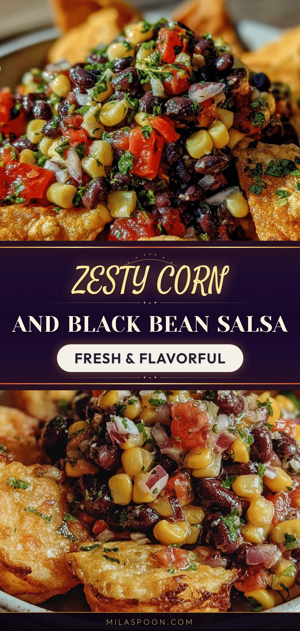 fresh corn and black bean summer salsa recipe