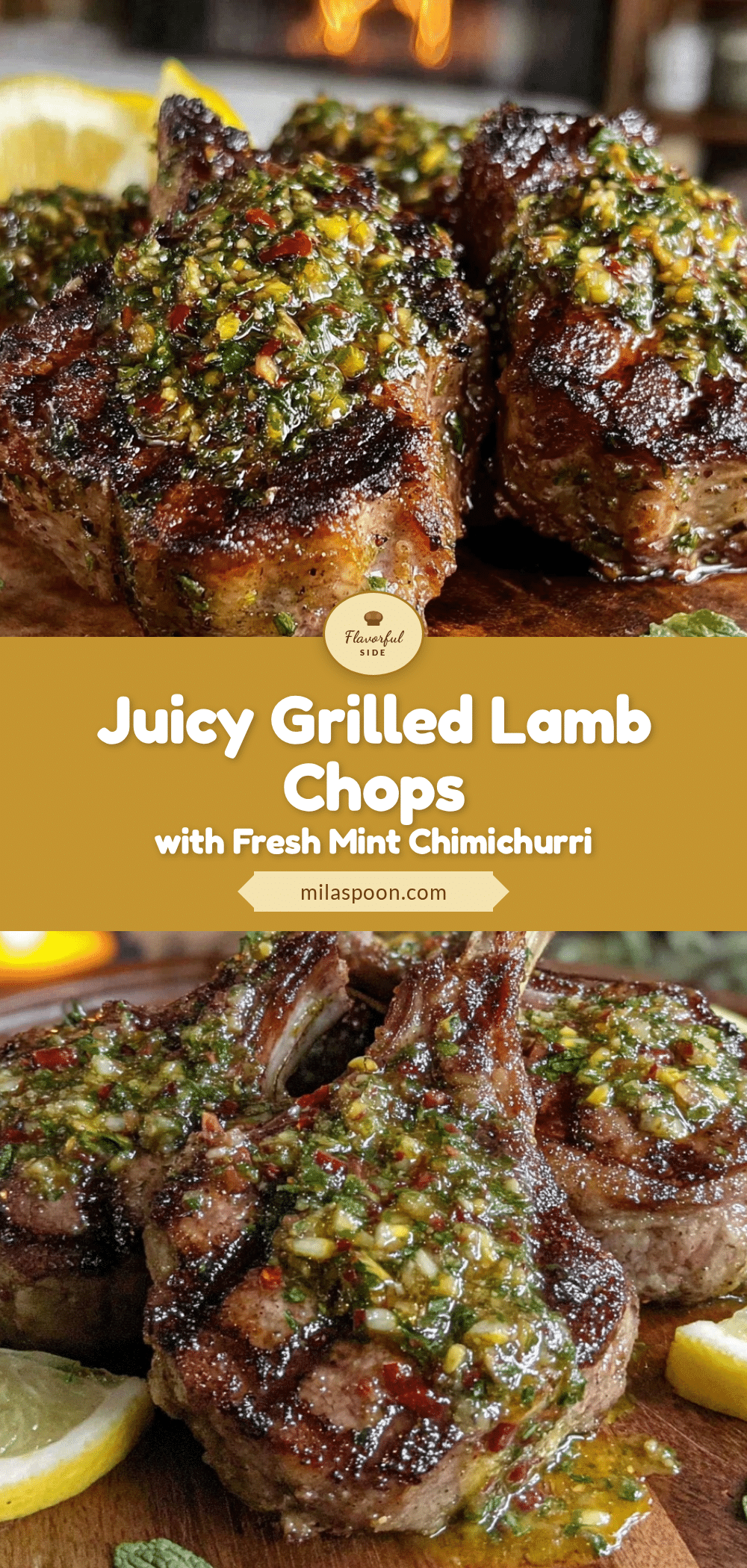 grilled lamb chops recipe