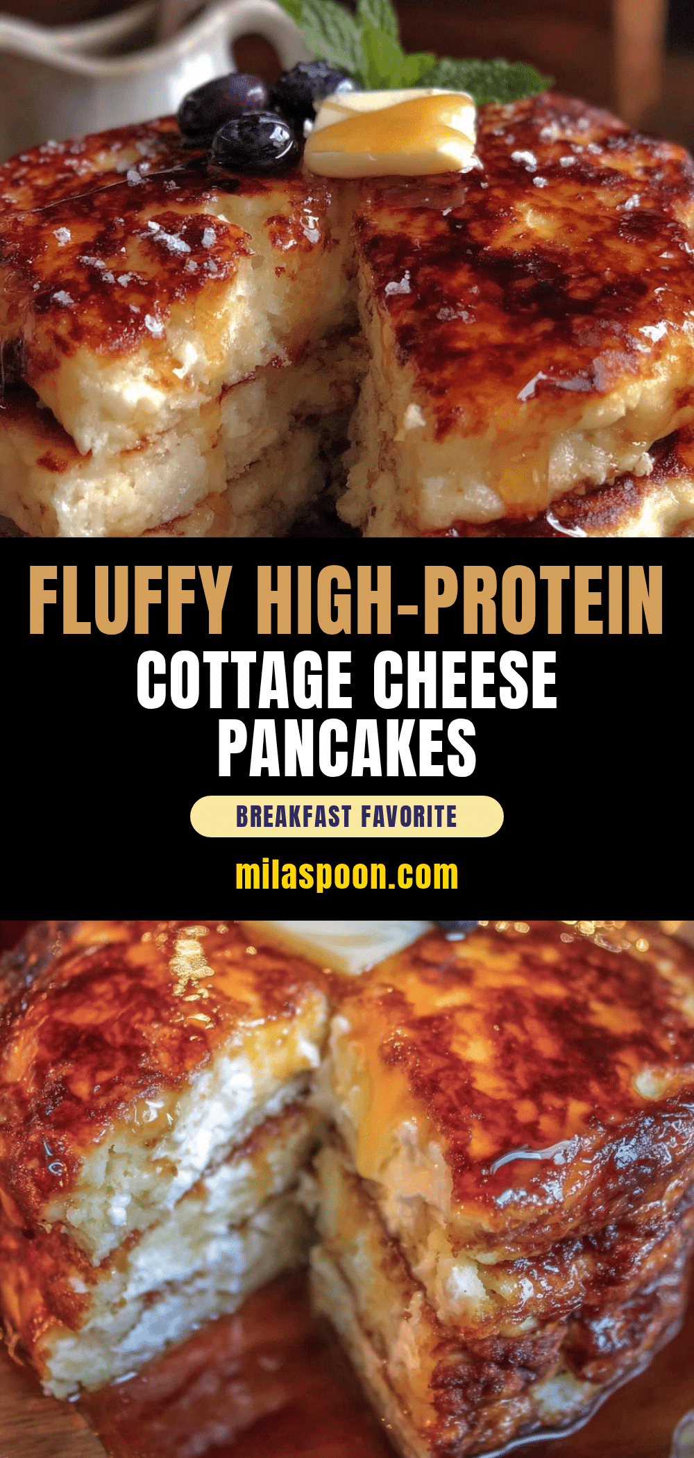 high-protein cottage cheese pancakes recipe