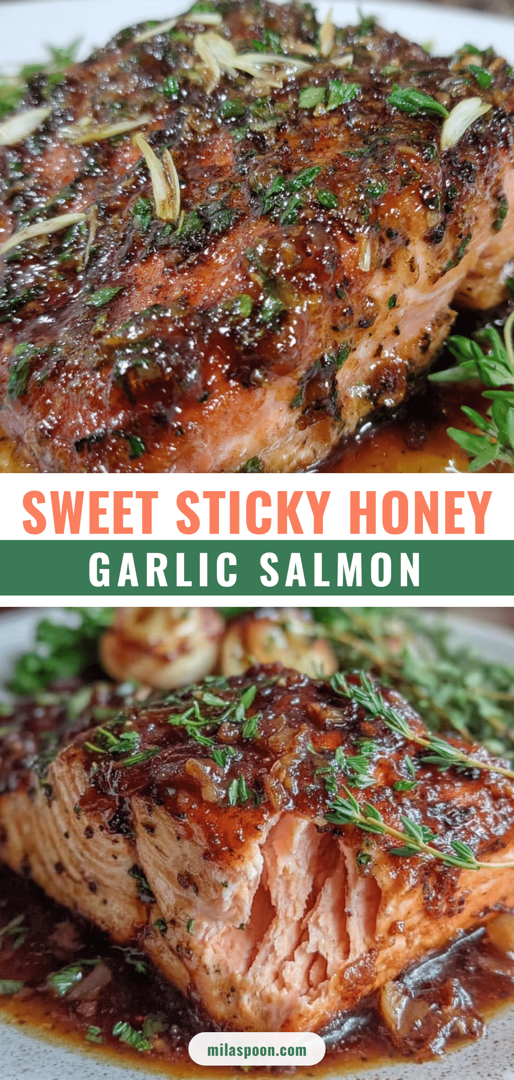 honey garlic glazed salmon recipe