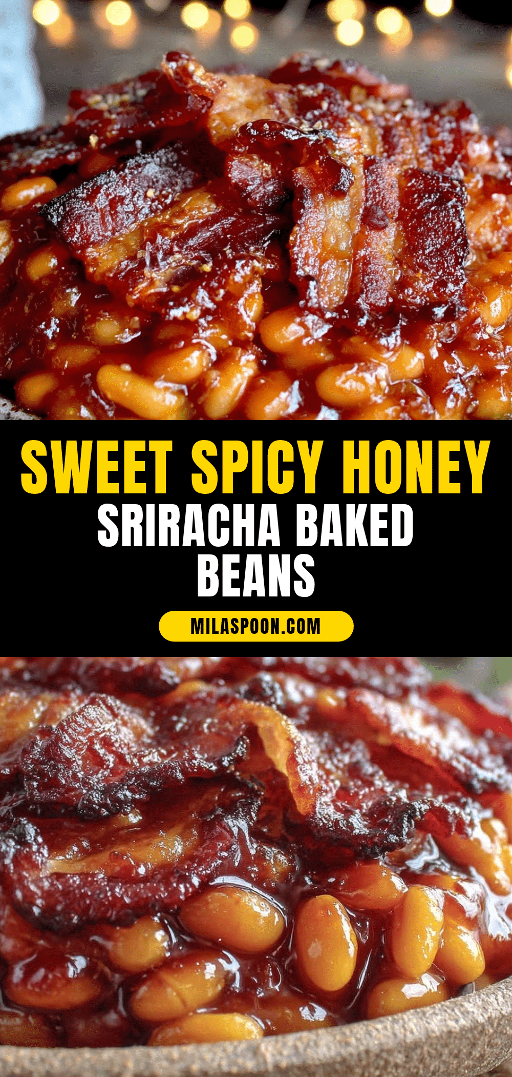honey sriracha baked beans recipe