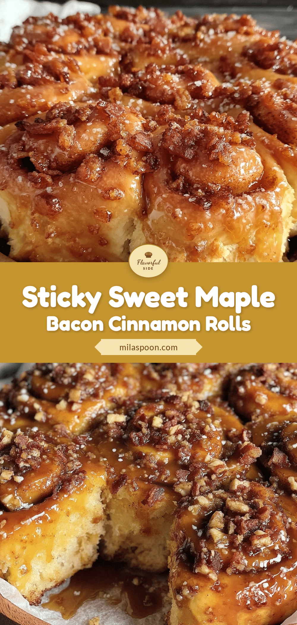savory maple bacon cinnamon rolls recipe