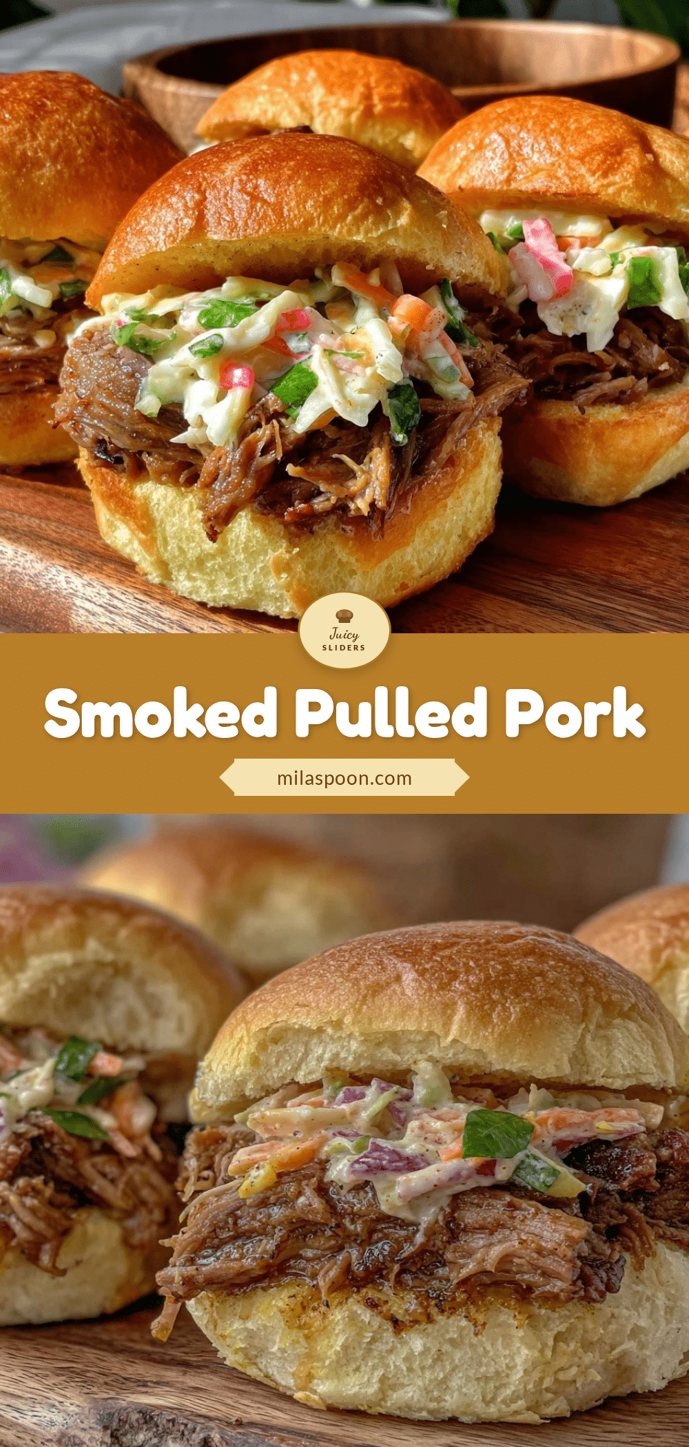 smoked pulled pork sliders recipe