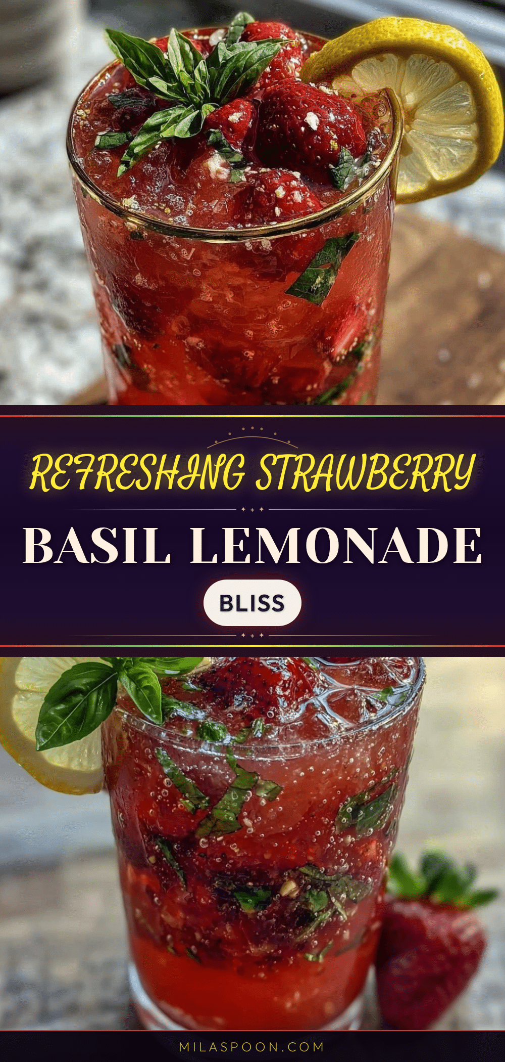 strawberry basil lemonade recipe
