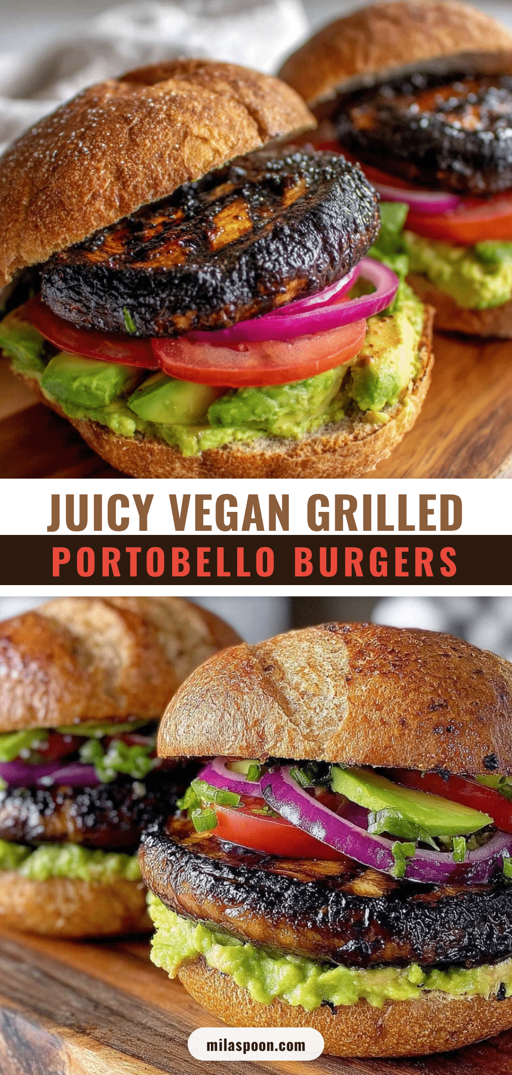 vegan grilled portobello mushroom burgers recipe