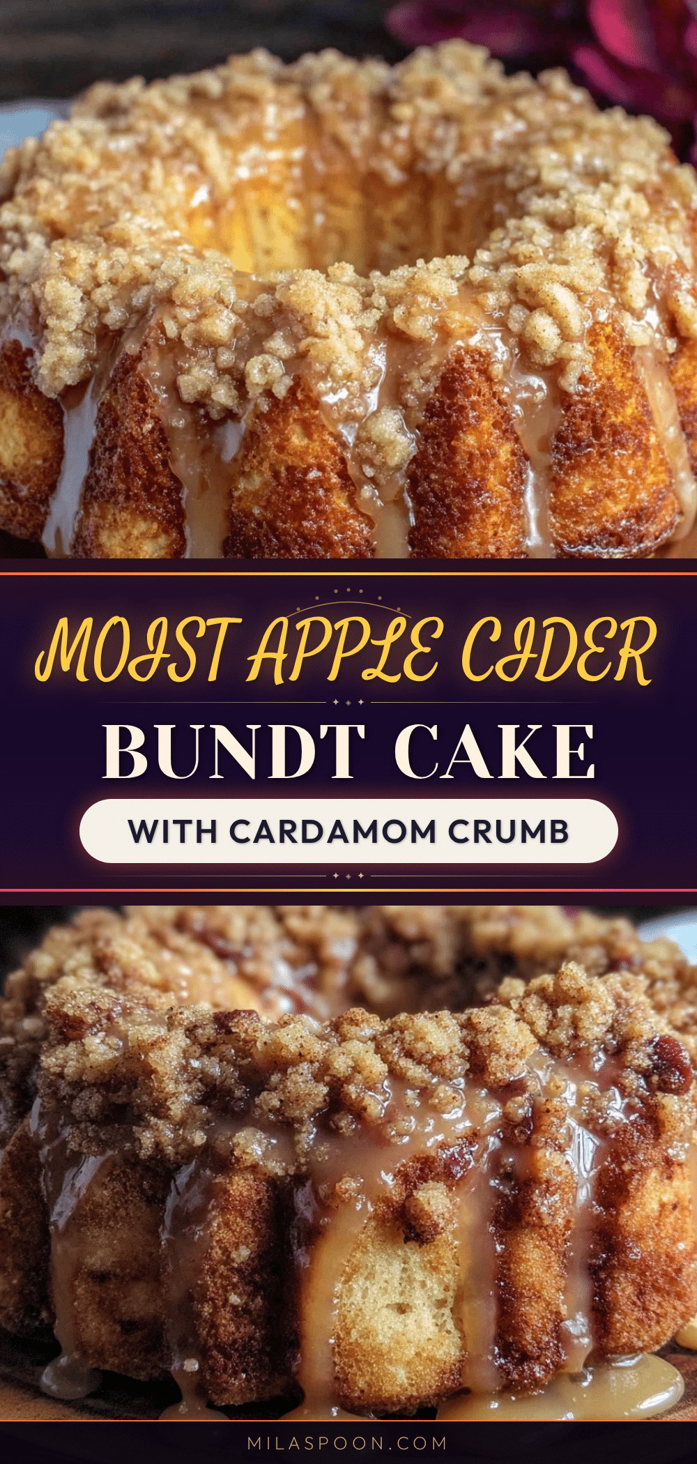 apple cider glazed bundt cake recipe