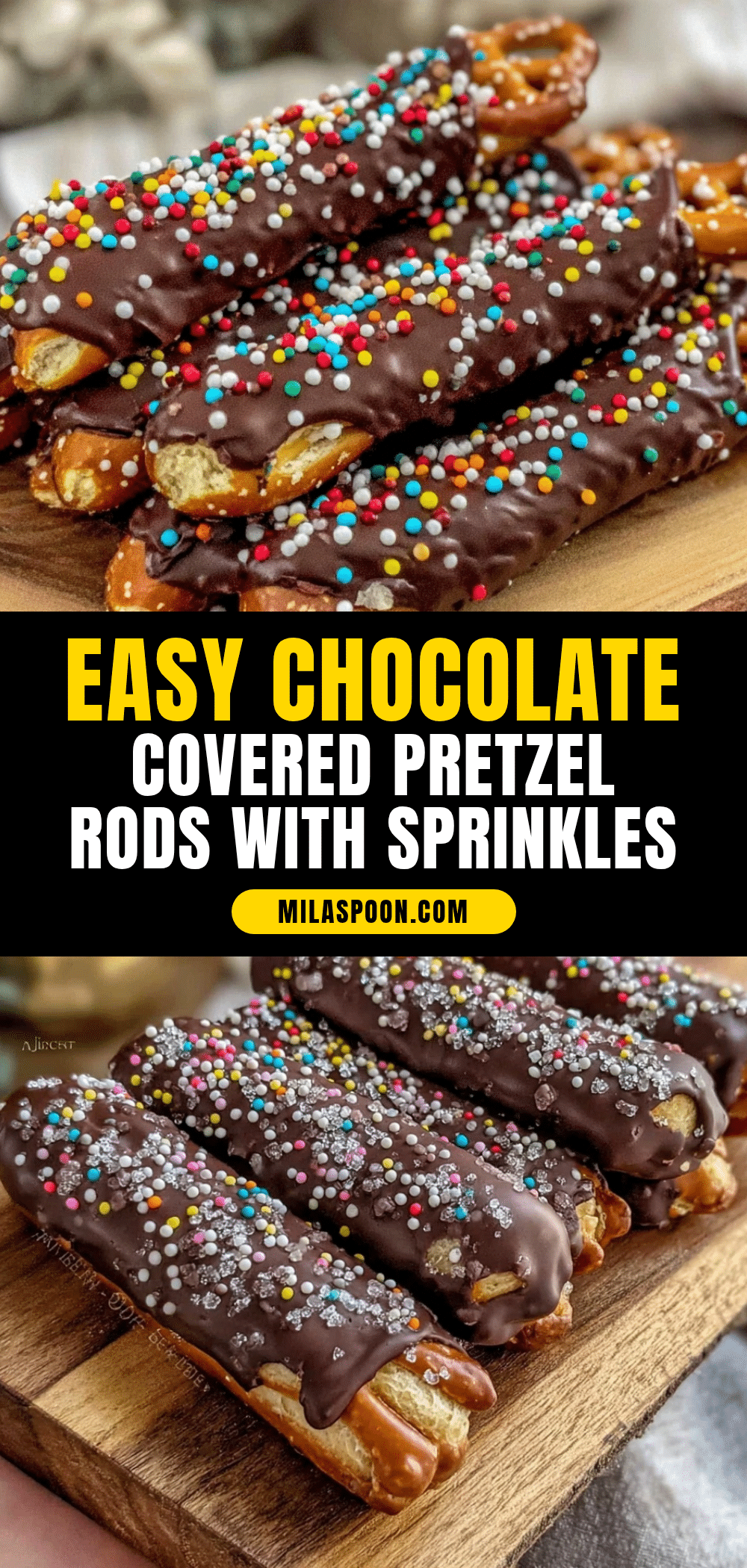 chocolate covered pretzel rods recipe