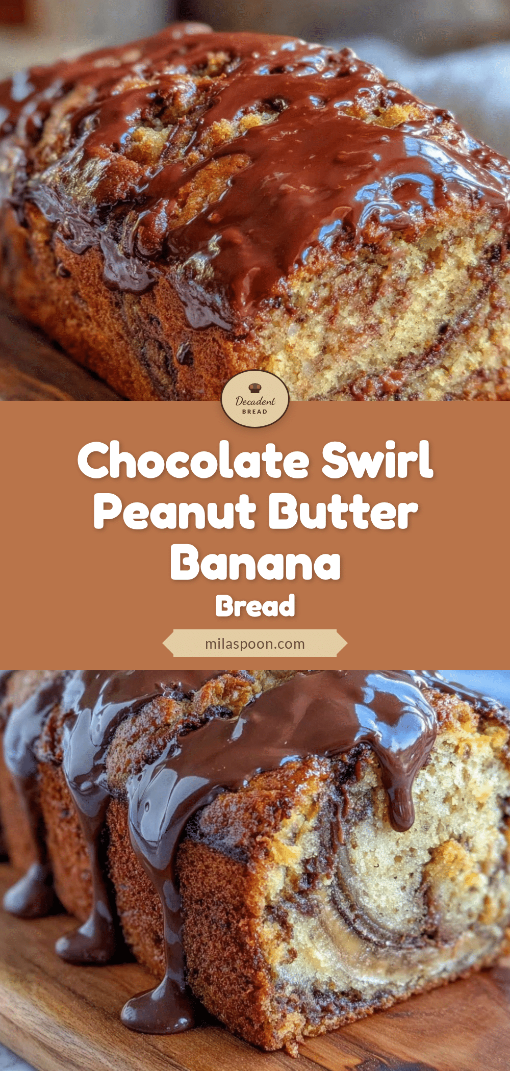 chocolate swirl peanut butter banana bread recipe