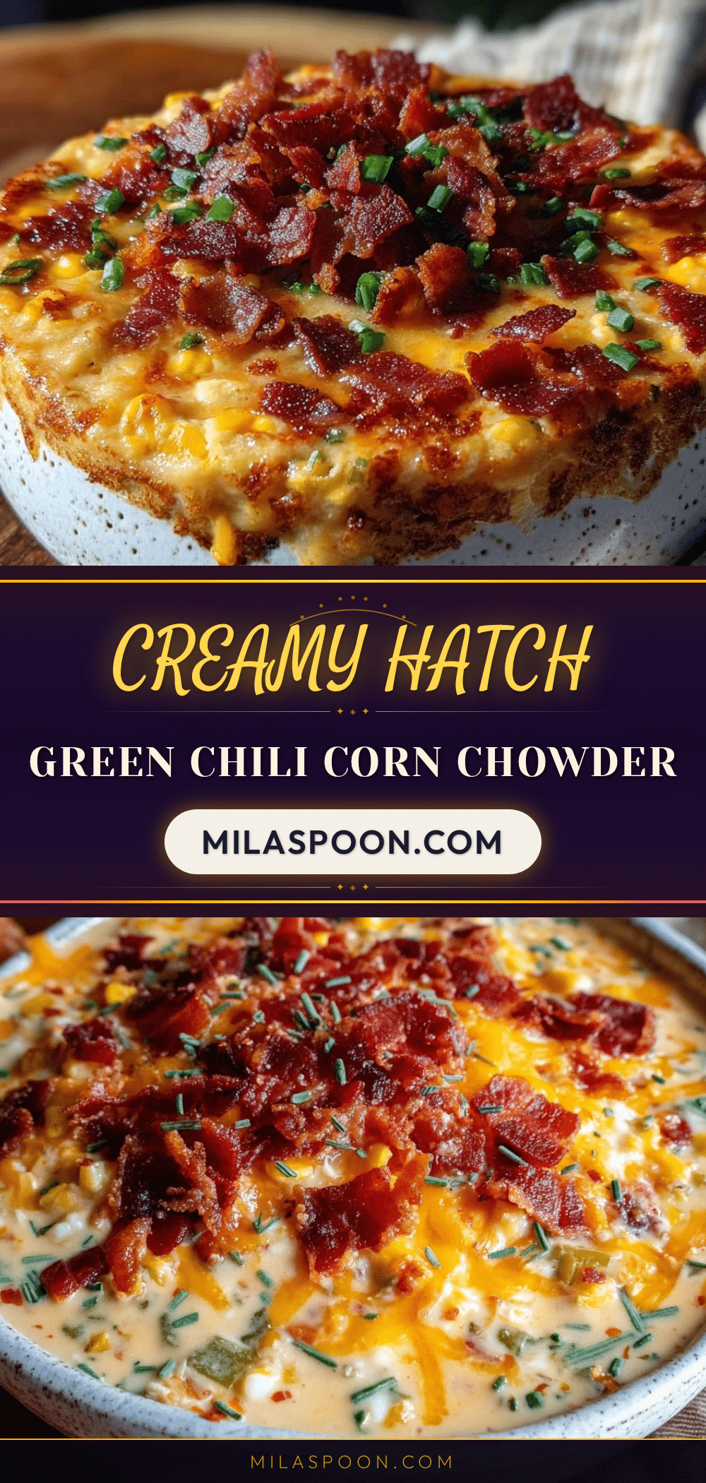 Creamy Hatch Green Chili Corn Chowder recipe