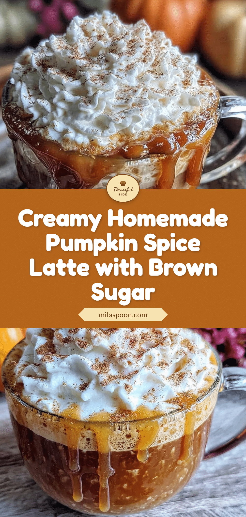 creamy homemade pumpkin spice latte recipe