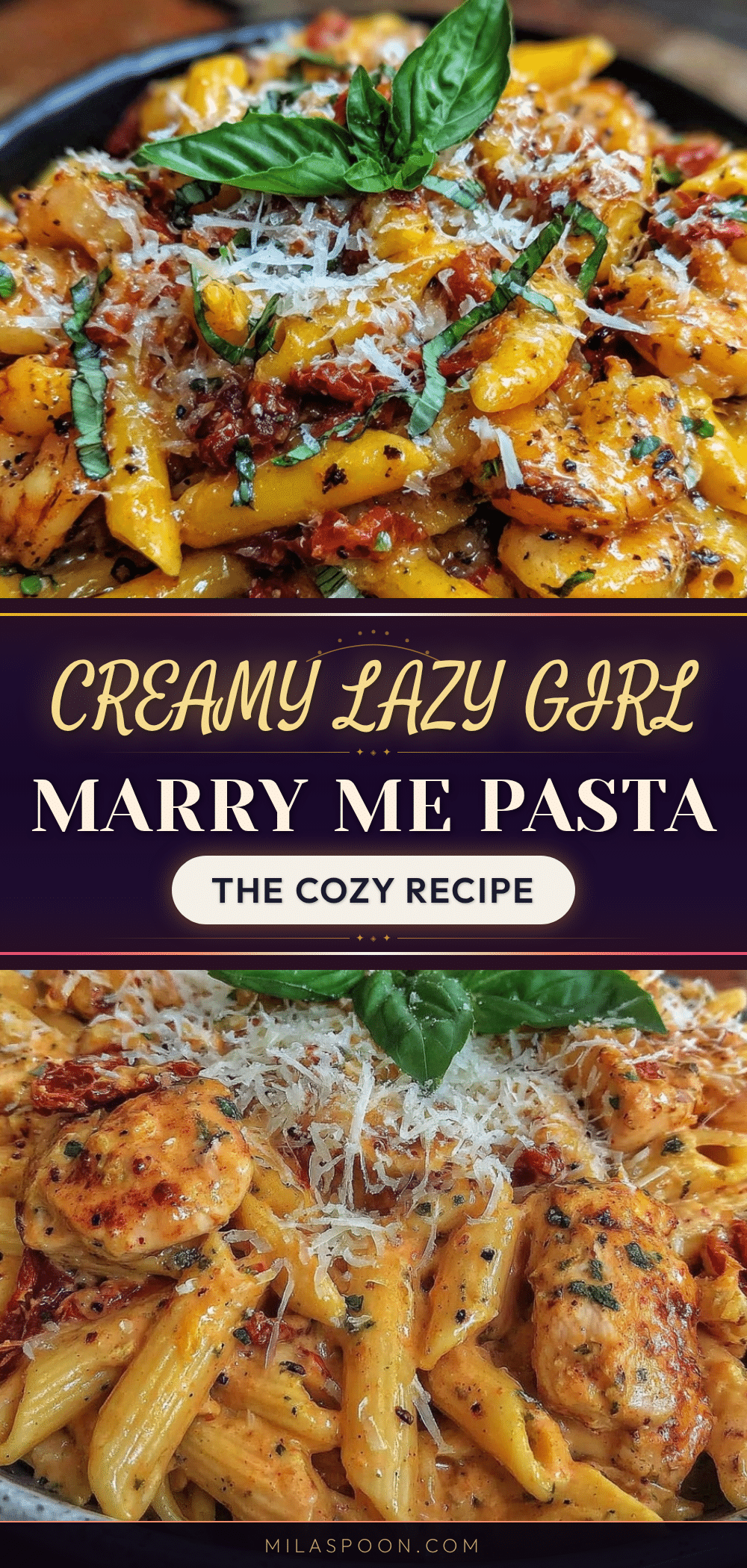 creamy lazy girl marry me pasta recipe