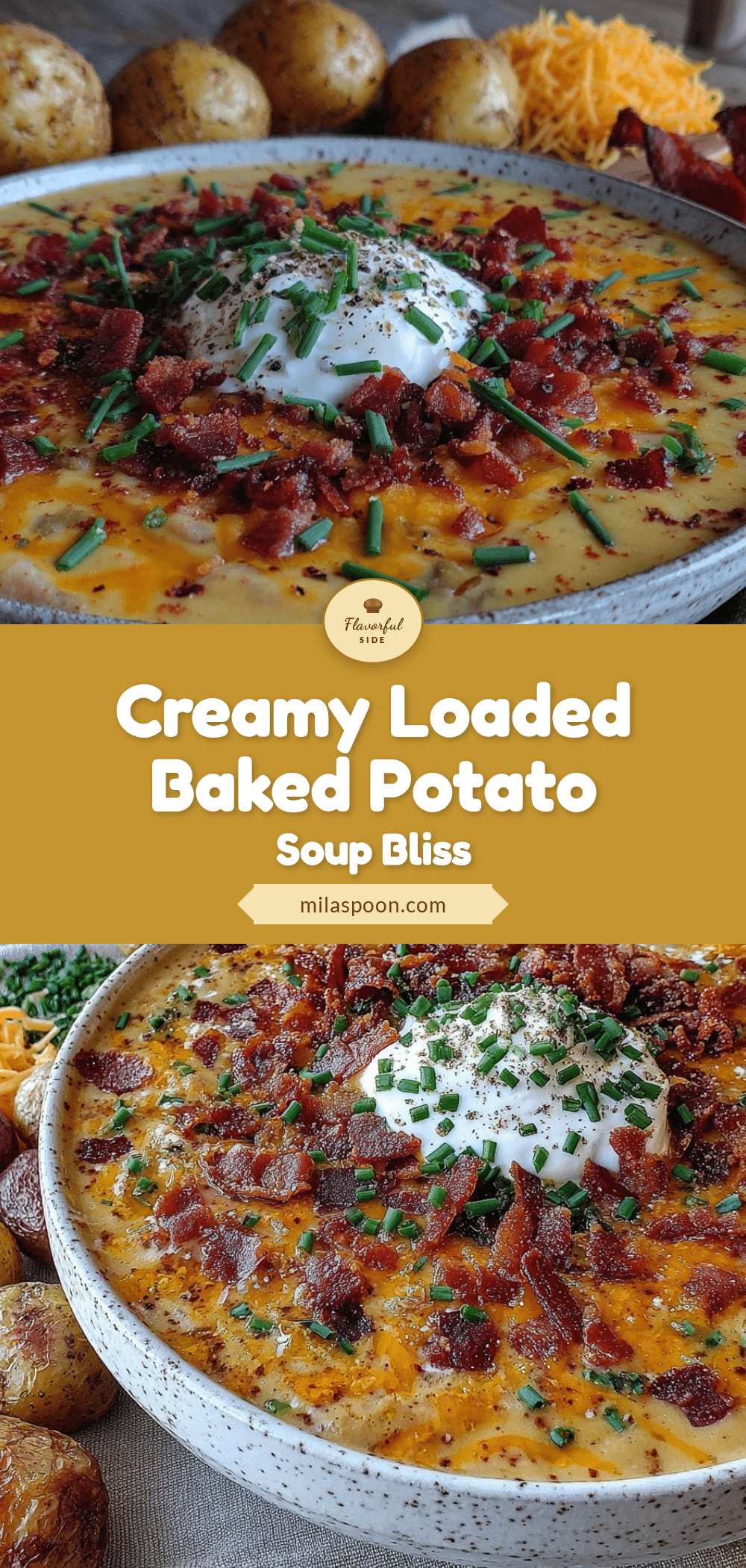 creamy loaded baked potato soup recipe