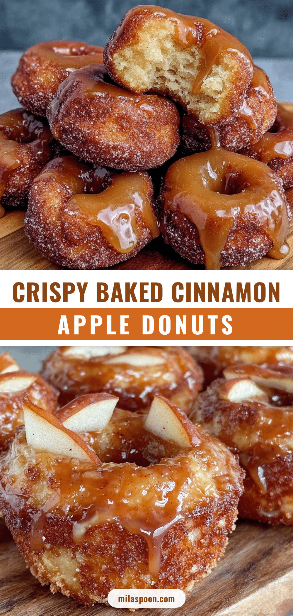 crispy baked cinnamon apple donuts recipe