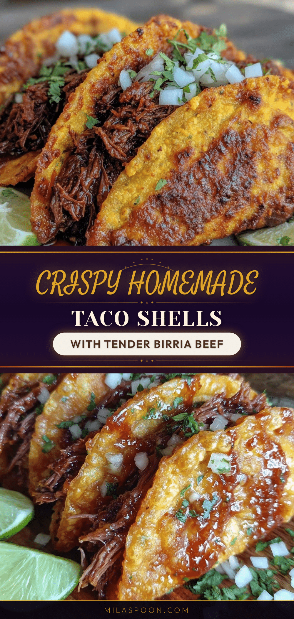 crispy homemade taco shells slow cooker birria beef recipe