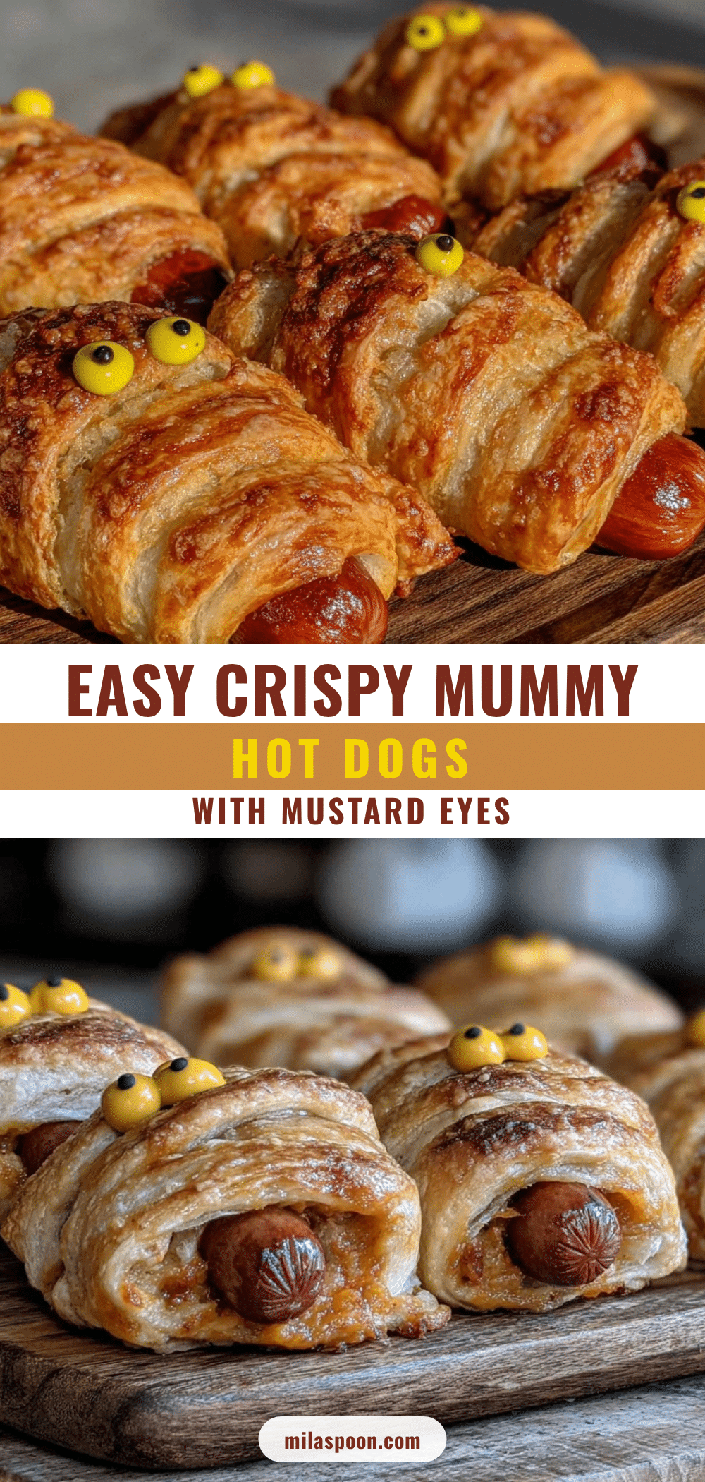 crispy mummy hot dogs recipe