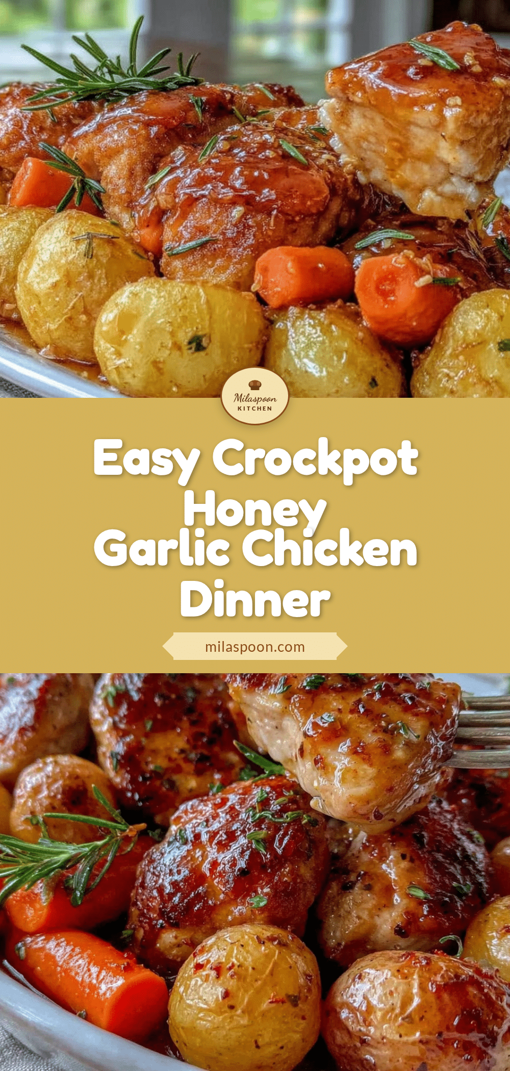easy crockpot honey garlic chicken breast recipe