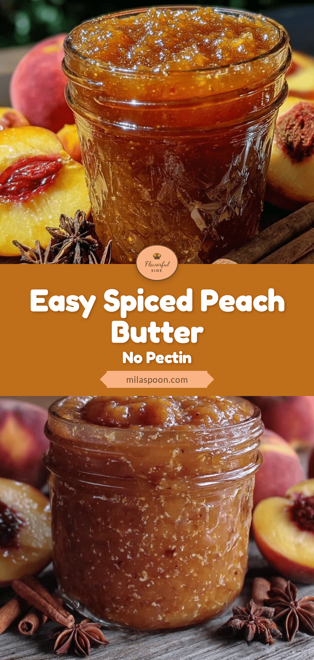 easy spiced peach butter recipe