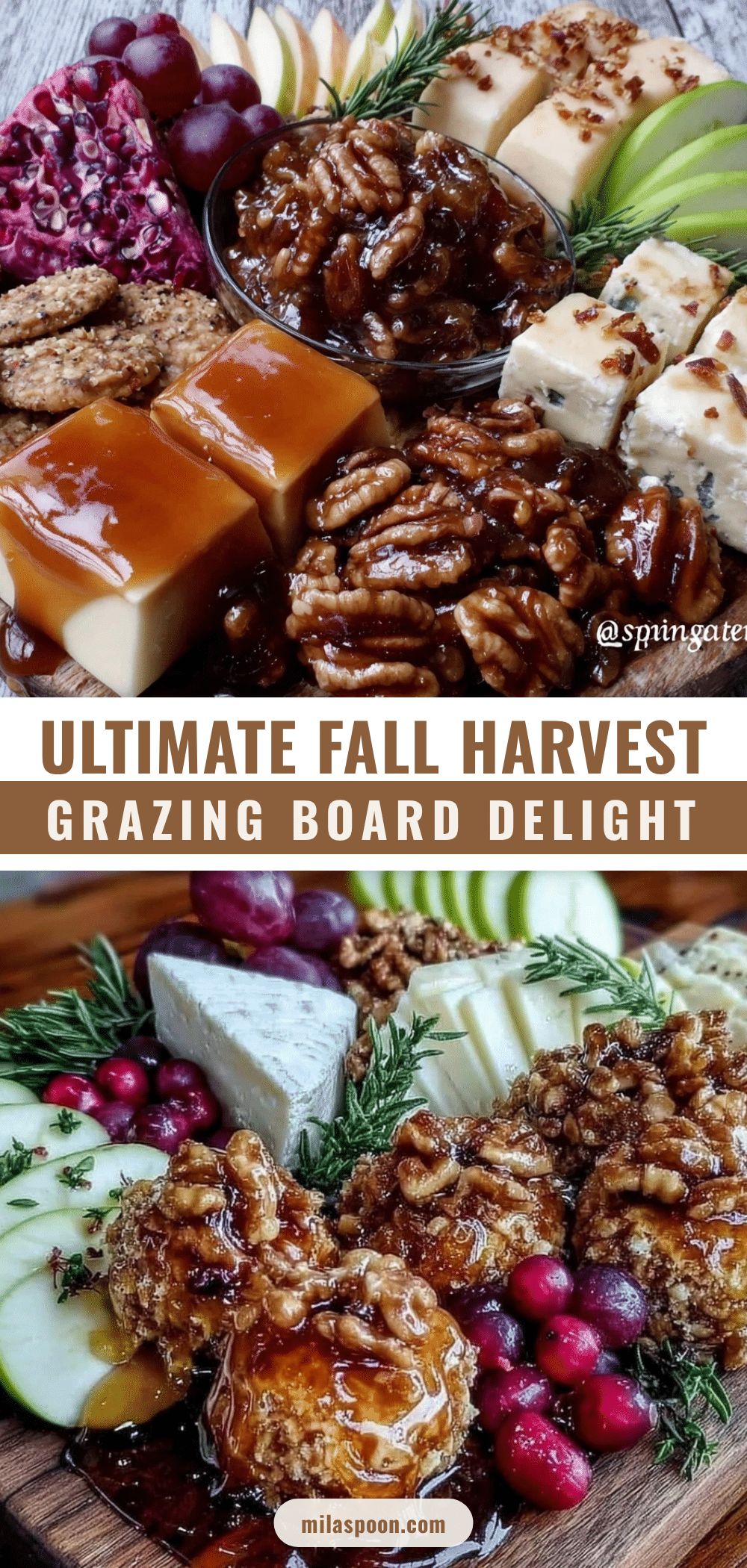 fall harvest grazing board recipe