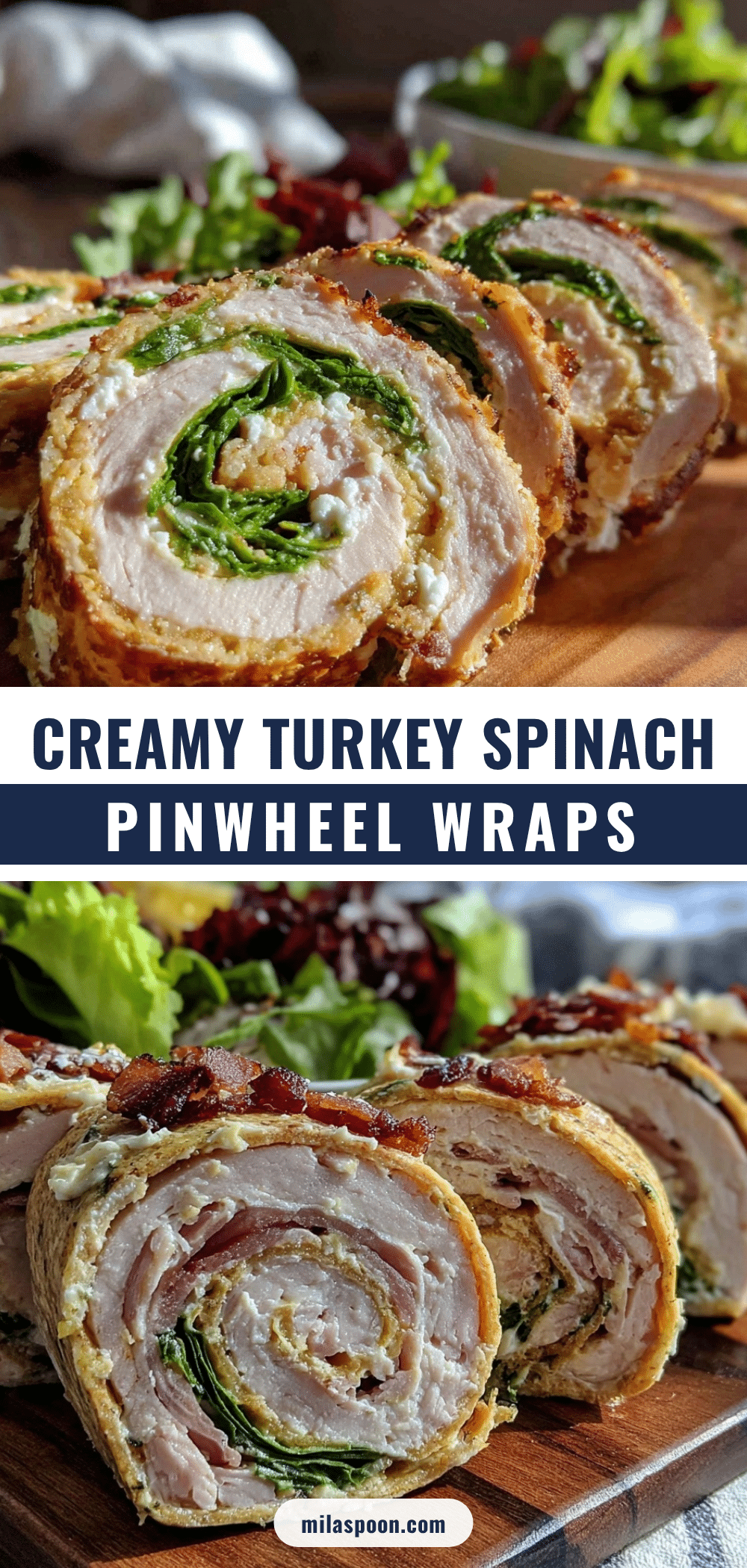 Fresh Turkey Pinwheel Lunchbox Wraps recipe