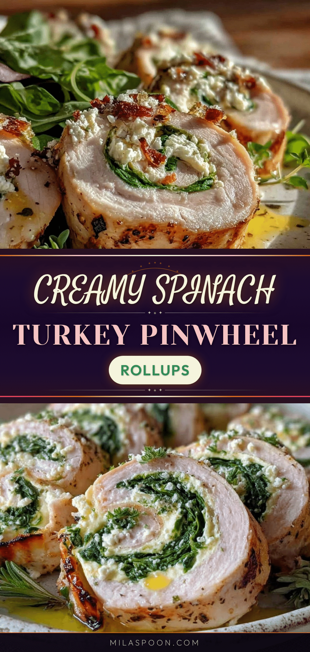 Fresh Turkey Pinwheel Rollups recipe