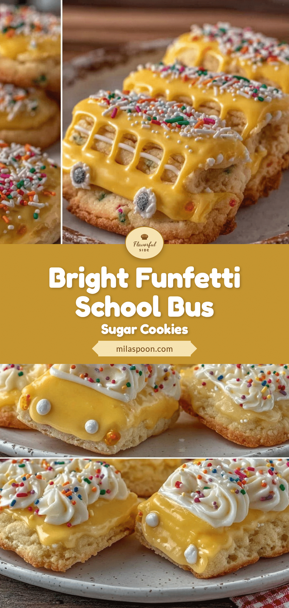 funfetti school bus sugar cookies recipe